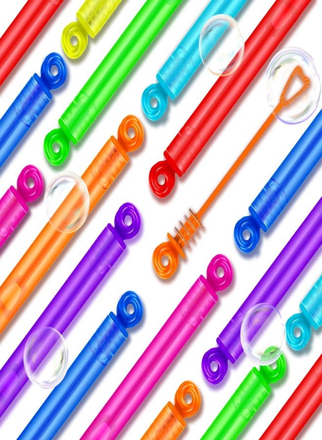 Waybla 24 Pack Bubble Party Favors for Kids, Goodie Gift Bag Stuffer Fillers for Kids, 8 Colors Mini Bubble Wands Birthday Summer Beach Pool Toys for Boys Girls, Classroom Prizes Treats for Toddlers - Image 4